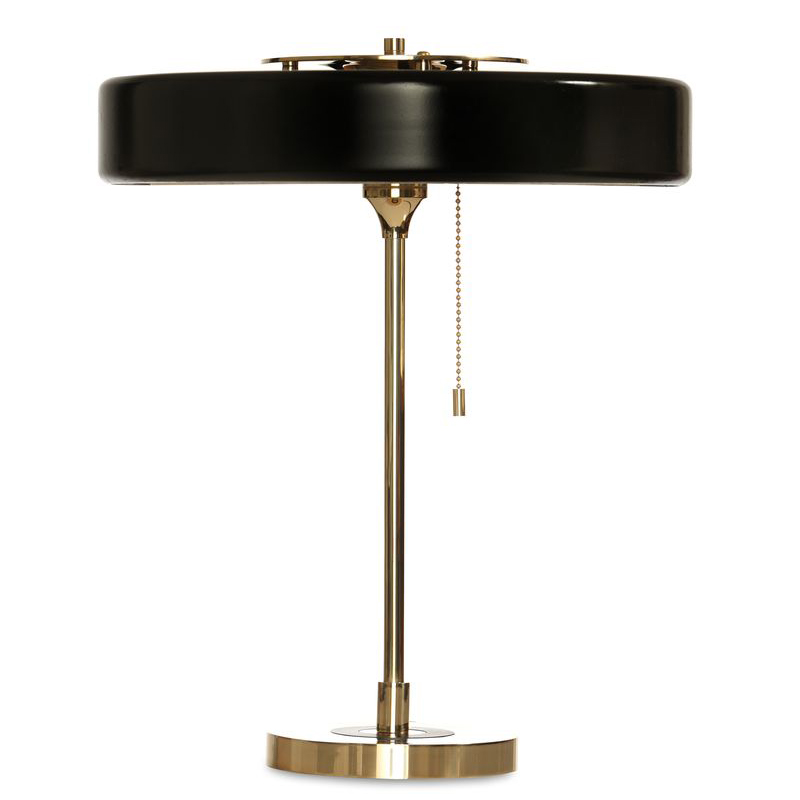 Настольная Bert Frank Revolve Table Lamp Black Латунь Черный Настольная Bert Frank Revolve Table Lamp Black Латунь Черный в Липецке | Loft Concept