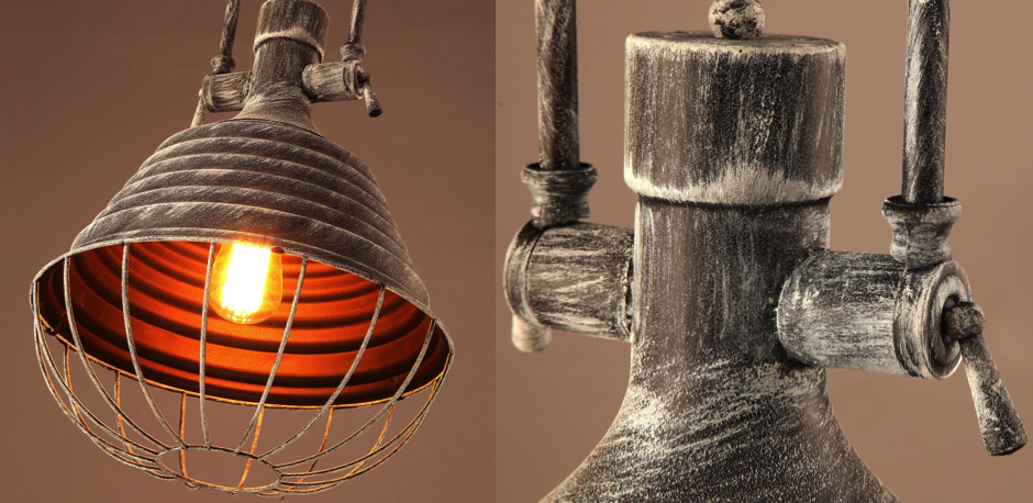 Подвесной светильник Retrika Grey Pendant Подвесной светильник Retrika Grey Pendant - Loft-Concept в Липецке