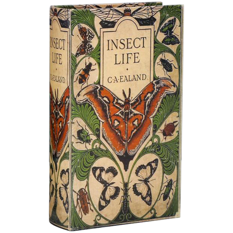 Шкатулка-книга с сейфом Insect Life Book Box Зеленый Бежевый Мульти Шкатулка-книга с сейфом Insect Life Book Box Зеленый Бежевый Мульти в Липецке | Loft Concept