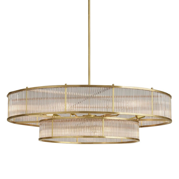 Люстра RH Marais Round Chandelier Латунь Прозрачный Люстра RH Marais Round Chandelier Латунь Прозрачный в Липецке | Loft Concept