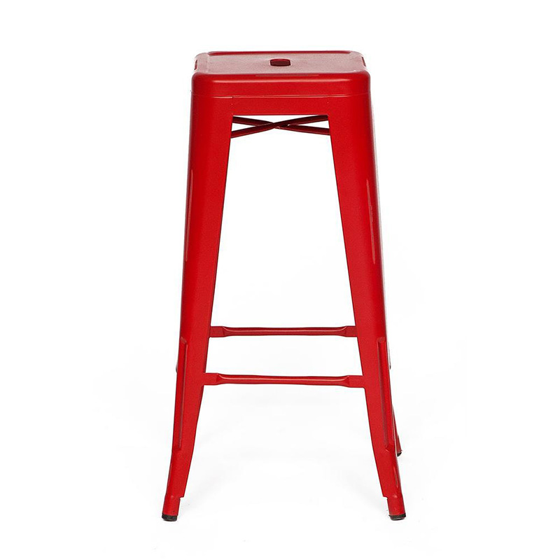 Барный стул Tolix red metal Красный Барный стул Tolix red metal Красный в Липецке | Loft Concept
