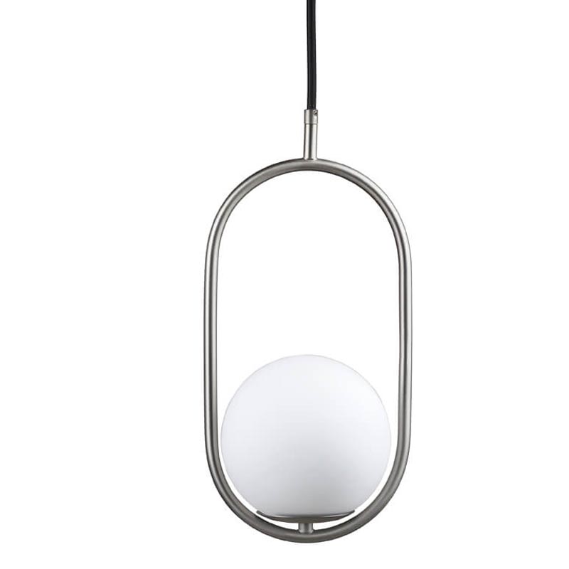 Подвесной светильник B.LUX C Ball oval nickel Белый Никель Подвесной светильник B.LUX C Ball oval nickel Белый Никель в Липецке | Loft Concept