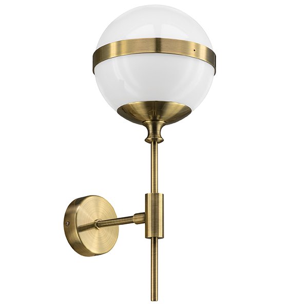 Бра Peggy Wall Lamp Gold Бронза Белый в Липецке | Loft Concept 