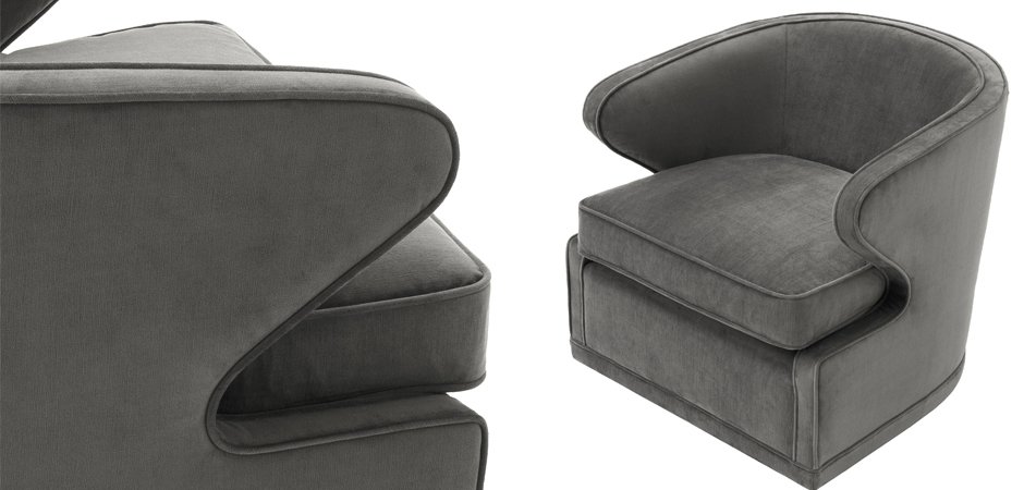 Кресло Eichholtz Chair Dorset Grey Кресло Eichholtz Chair Dorset Grey - Loft-Concept в Липецке