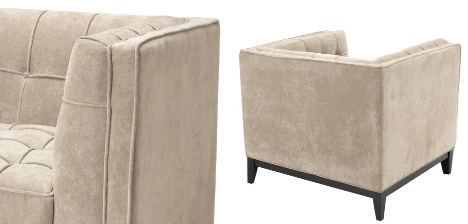 Кресло Eichholtz Chair Aldgate Greige Кресло Eichholtz Chair Aldgate Greige - Loft-Concept в Липецке