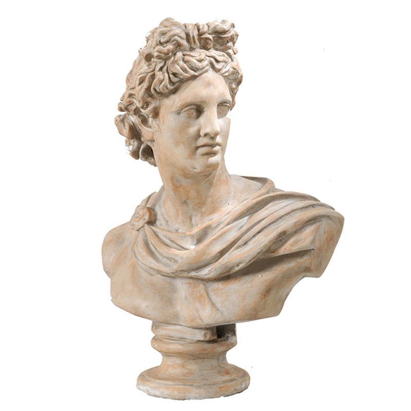Статуэтка Antique Busts Apollo Belvedere Бежево-серый Статуэтка Antique Busts Apollo Belvedere Бежево-серый в Липецке | Loft Concept