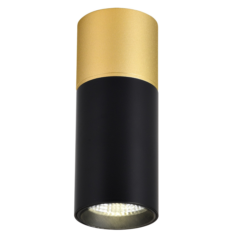 Накладной светодиодный спот Delightfull Black&Gold Золотой Черный Накладной светодиодный спот Delightfull Black&Gold Золотой Черный в Липецке | Loft Concept