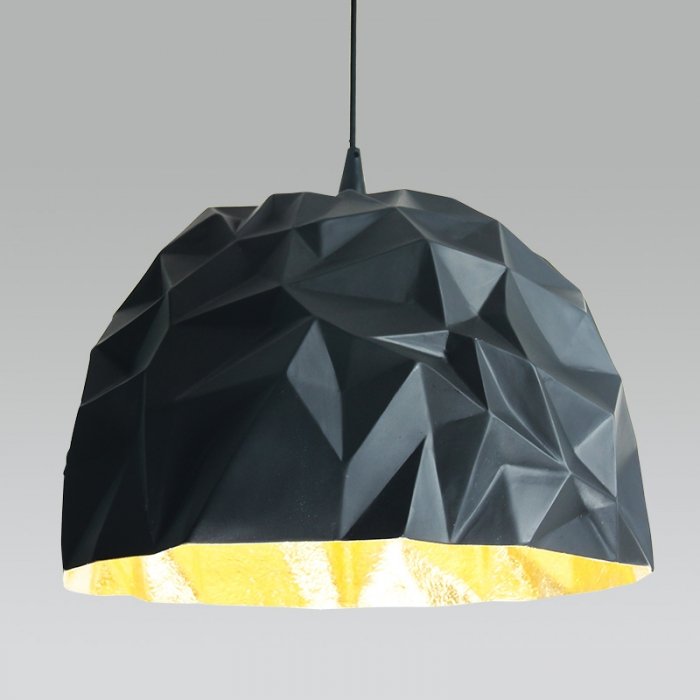 Люстра Rock Suspension Lamp Черный Белый Золотой Люстра Rock Suspension Lamp Черный Белый Золотой в Липецке | Loft Concept