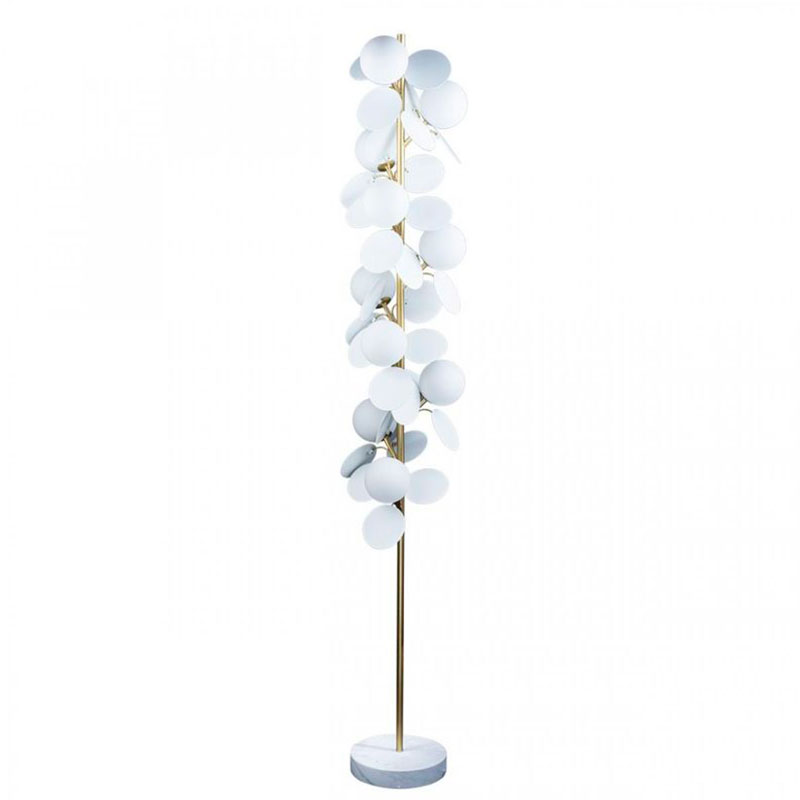 Торшер MATISSE Floor Lamp White Золотой Белый Торшер MATISSE Floor Lamp White Золотой Белый в Липецке | Loft Concept
