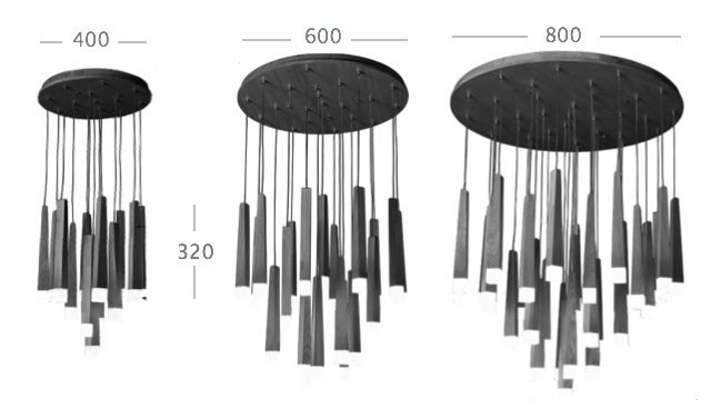 Люстра Wooden Glowworm Round Люстра Wooden Glowworm Round в Липецке