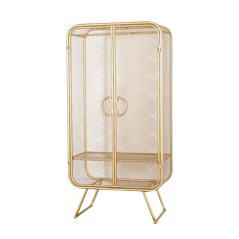 Шкаф Rhombic Grid Wardrobe Gold Золотой Шкаф Rhombic Grid Wardrobe Gold Золотой в Липецке | Loft Concept