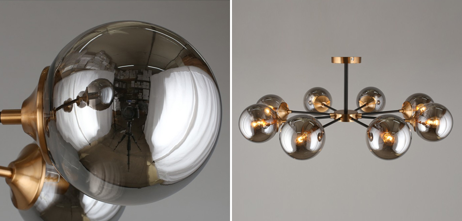 Потолочный светильник Smoky Sphere Black Потолочный светильник Smoky Sphere Black - Loft-Concept в Липецке