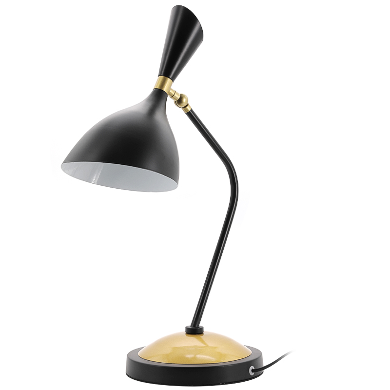 Настольная лампа Duke Table Lamp Черный Золотой Настольная лампа Duke Table Lamp Черный Золотой в Липецке | Loft Concept