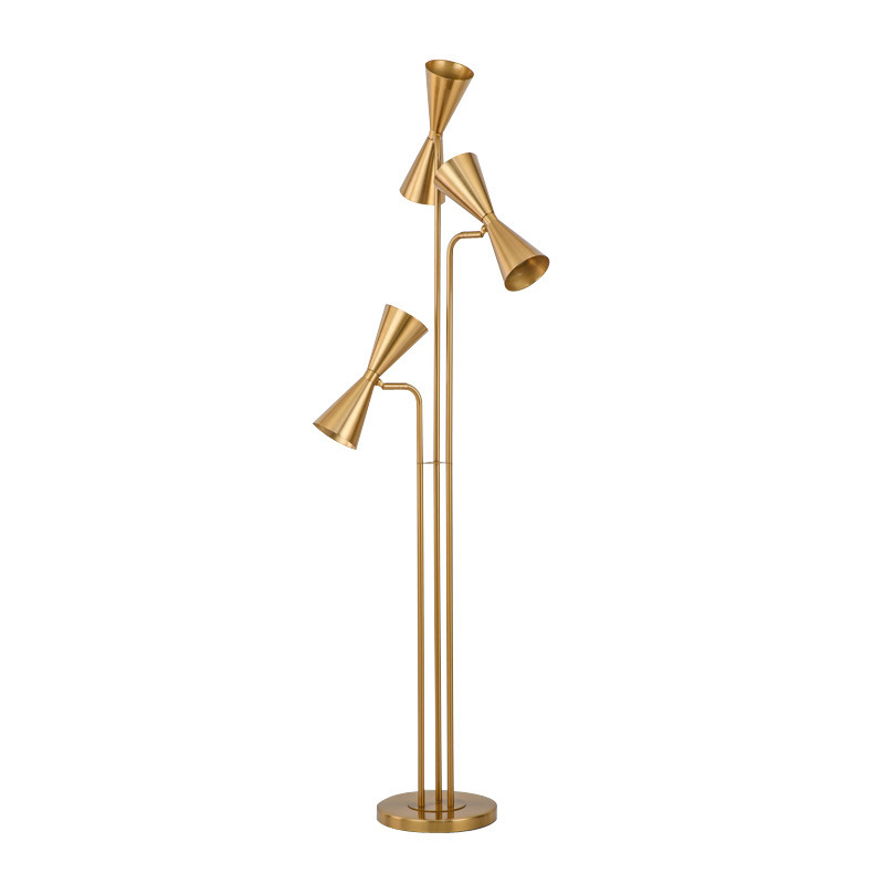 Торшер Sigourney Floor Lamp Глянцевое золото Торшер Sigourney Floor Lamp Глянцевое золото в Липецке | Loft Concept