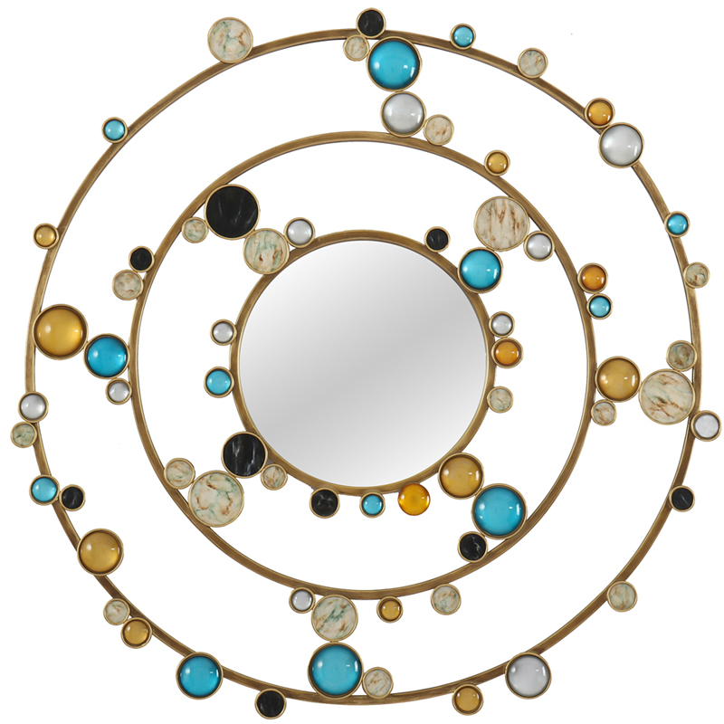 Зеркало Round Inserts Mirror Зеркало Round Inserts Mirror в Липецке | Loft Concept
