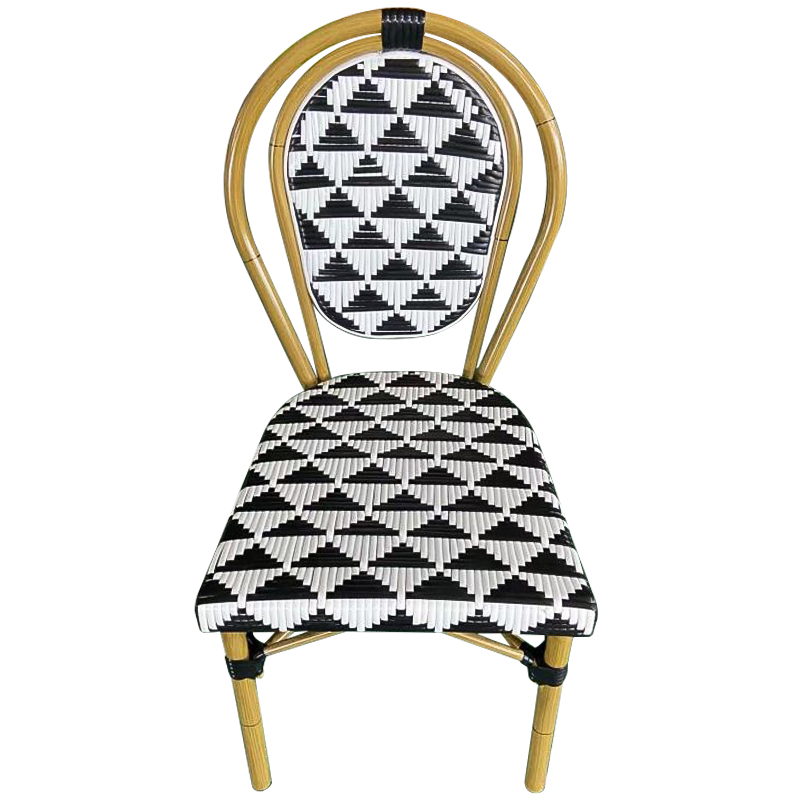 Стул ротанг Wicker Gisbert Rattan Chair Древесина Черно-белый Стул ротанг Wicker Gisbert Rattan Chair Древесина Черно-белый в Липецке | Loft Concept