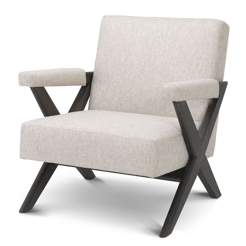 Кресло Eichholtz Chair Erudit Living Молочный Коричневый Кресло Eichholtz Chair Erudit Living Молочный Коричневый в Липецке | Loft Concept