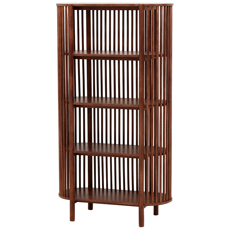 Стеллаж Cesaire Wood Rack Коричневый Стеллаж Cesaire Wood Rack Коричневый в Липецке | Loft Concept