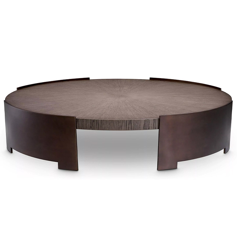 Кофейный стол Eichholtz Coffee Table Quinto Коричневый Темная бронза винтаж в Липецке | Loft Concept 