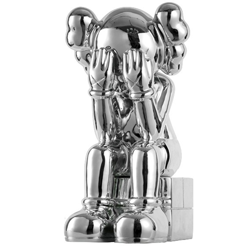 Статуэтка KAWS Passing Through Silver Серебряный Статуэтка KAWS Passing Through Silver Серебряный в Липецке | Loft Concept