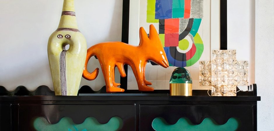 Керамическая собака Gerard Druye Ceramics Керамическая собака Gerard Druye Ceramics - Loft-Concept в Липецке
