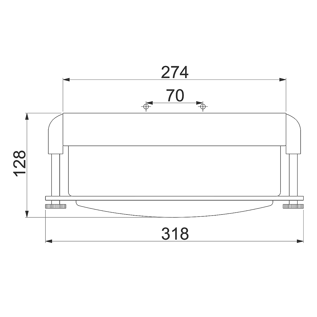 Потолочный светильник для ванных комнат цвета никель с плафоном из опалового стекла и декоративными держателями Hinkley в Липецке