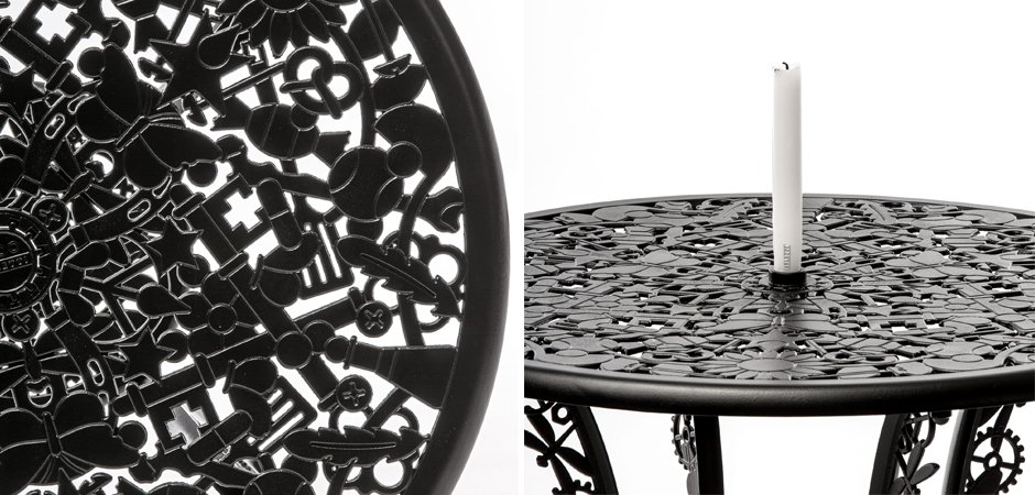 Обеденный стол Industry Collection ALUMINIUM TABLE – BLACK Обеденный стол Industry Collection ALUMINIUM TABLE – BLACK - Loft-Concept в Липецке