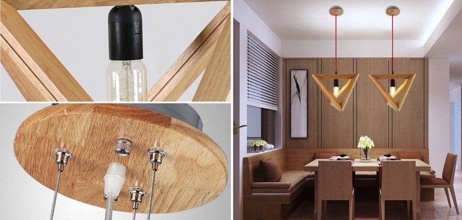 Подвесной светильник Tetraedr Woody Подвесной светильник Tetraedr Woody - Loft-Concept в Липецке