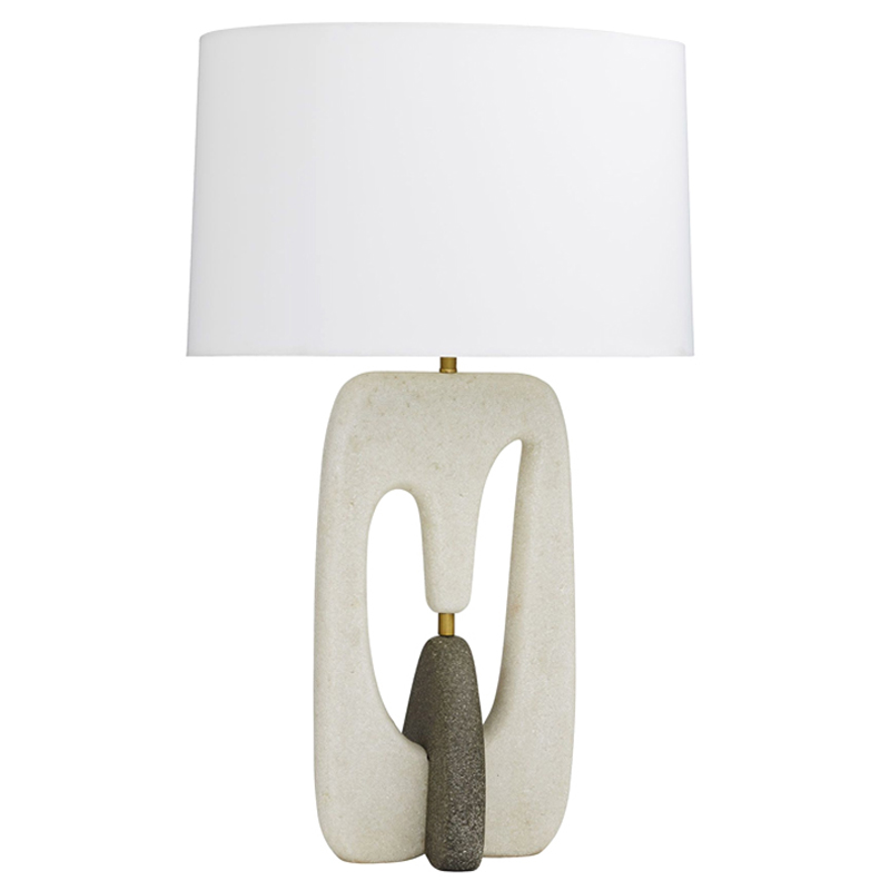 Дизайнерская настольная лампа HARLEEN LAMP Черный Золотой Белый Дизайнерская настольная лампа HARLEEN LAMP Черный Золотой Белый в Липецке | Loft Concept