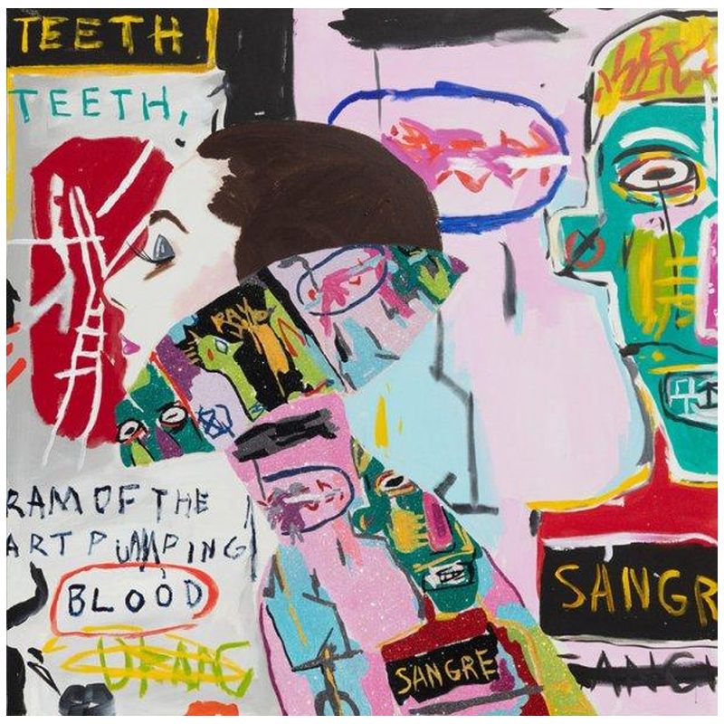 Картина She Dreamed of Basquiat in Pink Мульти в Липецке | Loft Concept 