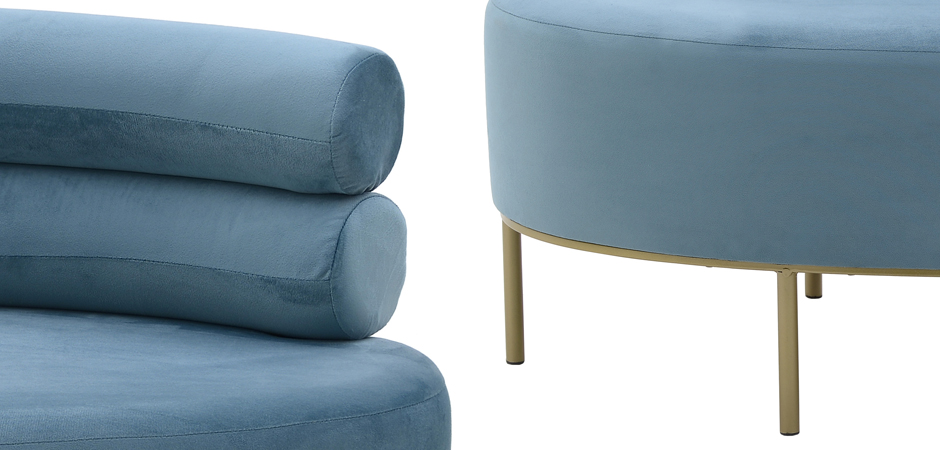 Кушетка Fening Lounge Blue Кушетка Fening Lounge Blue - Loft-Concept в Липецке