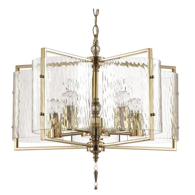 Люстра Karissa Gold Chandelier 48 Глянцевое золото Прозрачный (Transparent) Люстра Karissa Gold Chandelier 48 Глянцевое золото Прозрачный (Transparent) в Липецке | Loft Concept