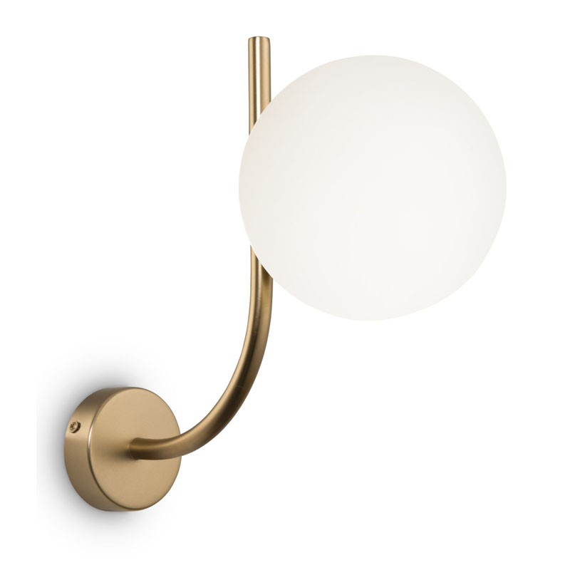 Бра Felicitat Sconce Латунь Белый Бра Felicitat Sconce Латунь Белый в Липецке | Loft Concept