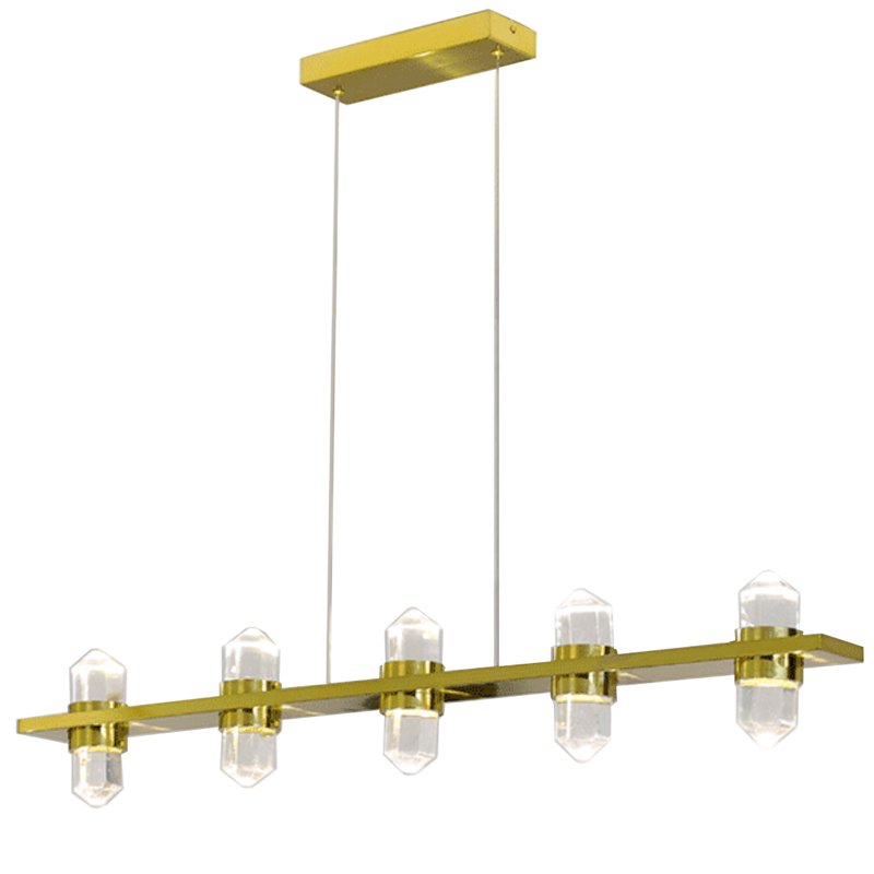 Люстра large Crystals Line Brass Латунь Прозрачный Люстра large Crystals Line Brass Латунь Прозрачный в Липецке | Loft Concept