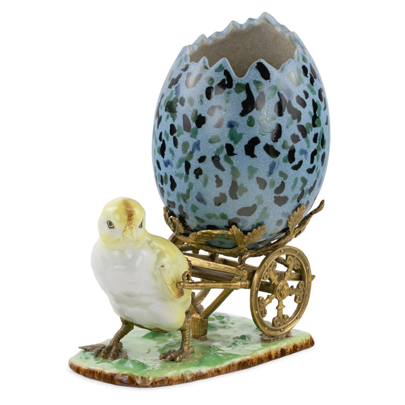 Статуэтки Chick with Egg Бронза Светло-голубой Желтый Прозрачный зеленый Статуэтки Chick with Egg Бронза Светло-голубой Желтый Прозрачный зеленый в Липецке | Loft Concept