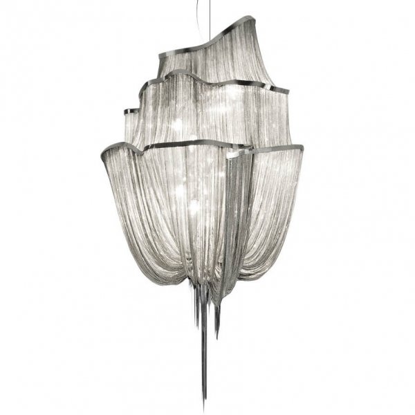 Люстра Terzani Atlantis Chandelier NICKEL Хром Люстра Terzani Atlantis Chandelier NICKEL Хром в Липецке | Loft Concept