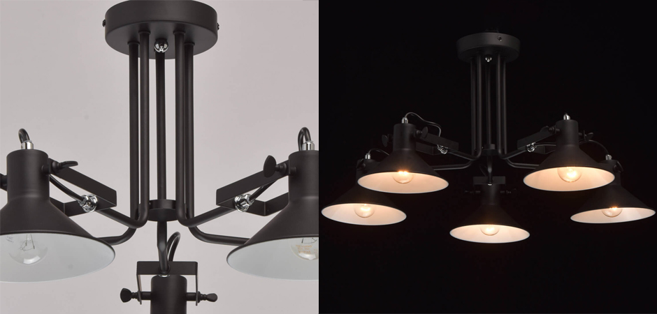 Потолочный светильник Rotating Light Black Потолочный светильник Rotating Light Black - Loft-Concept в Липецке
