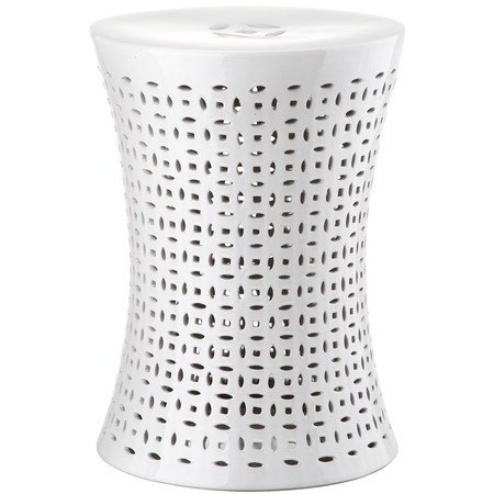 Керамический табурет Camilla Garden Stool White Белый Керамический табурет Camilla Garden Stool White Белый в Липецке | Loft Concept