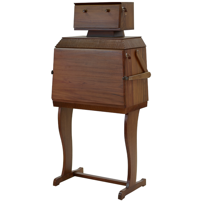 Бар в виде робота дерево шпон Wooden Robot Bar Коричневый Бар в виде робота дерево шпон Wooden Robot Bar Коричневый в Липецке | Loft Concept