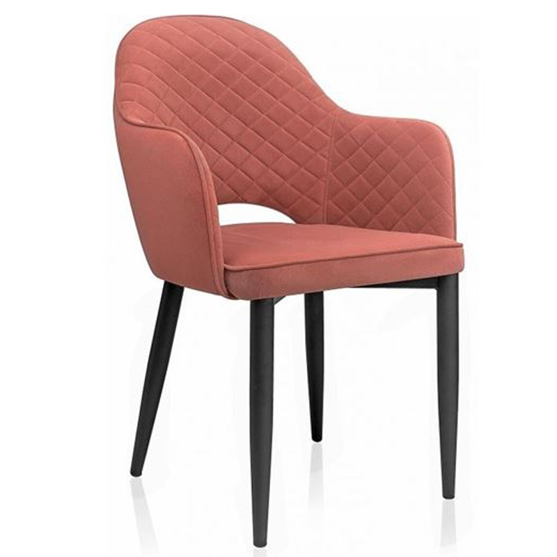 Стул Sharron Chair coral Коралловый Черный Стул Sharron Chair coral Коралловый Черный в Липецке | Loft Concept