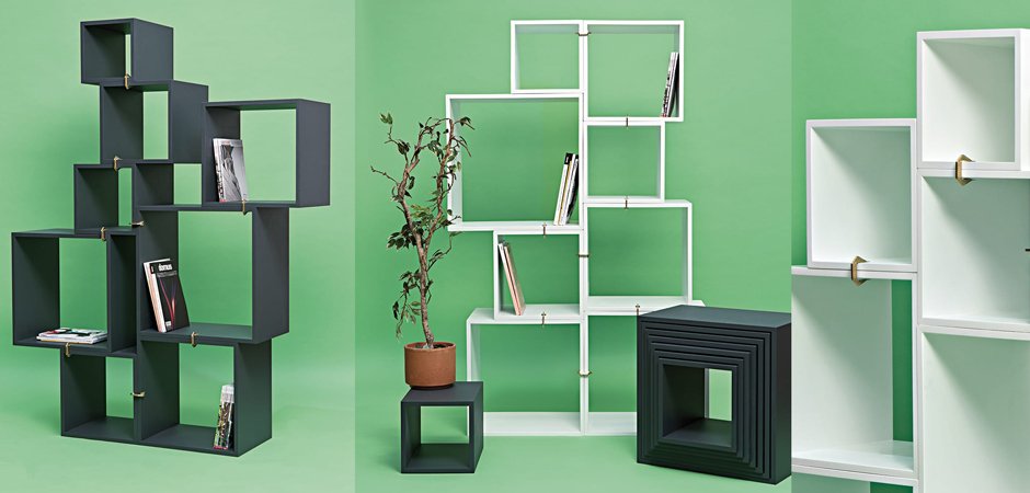 Стеллаж Seletti Assemblage Antracite Стеллаж Seletti Assemblage Antracite - Loft-Concept в Липецке