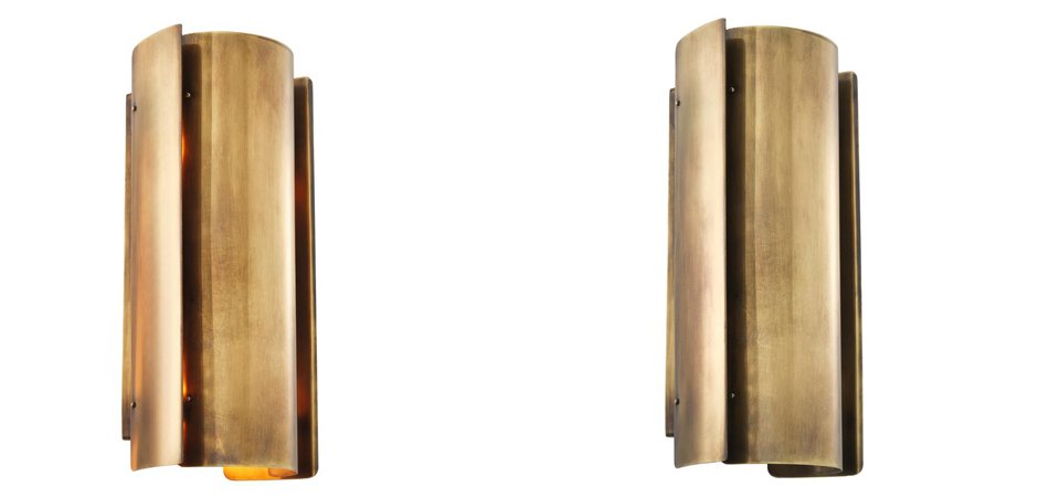 Бра Eichholtz Wall Lamp Verge Vintage Brass - фото №1