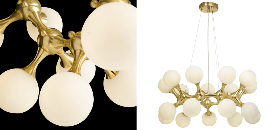 Люстра MOONDROP Chandelier Gold 18 Люстра MOONDROP Chandelier Gold 18 - Loft-Concept в Липецке