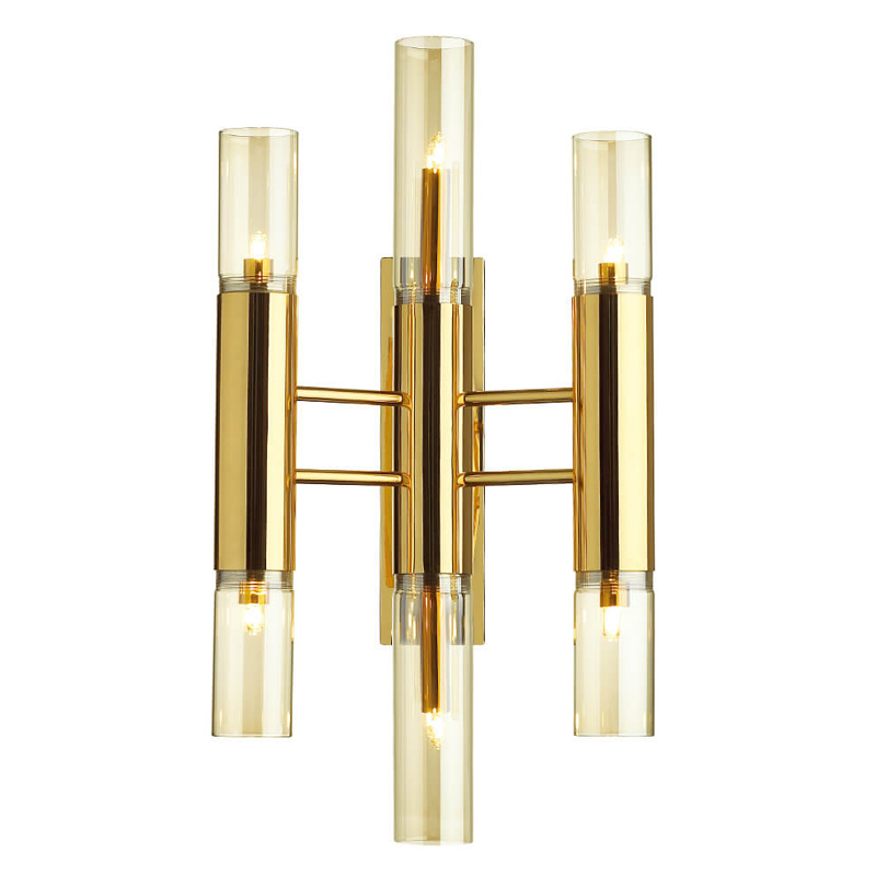 Бра WATERFALL WALL 6 Янтарь (Amber) Глянцевое золото Бра WATERFALL WALL 6 Янтарь (Amber) Глянцевое золото в Липецке | Loft Concept