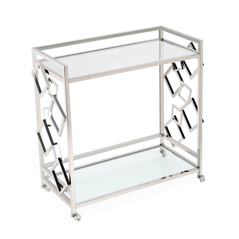 Приставной стол Serving Table chrome Хром Приставной стол Serving Table chrome Хром в Липецке | Loft Concept