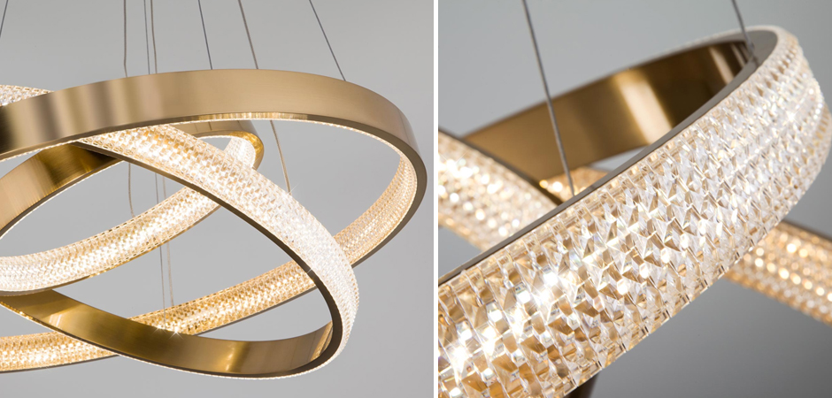 Люстра ORACLE 3 Rings Gold Люстра ORACLE 3 Rings Gold - Loft-Concept в Липецке