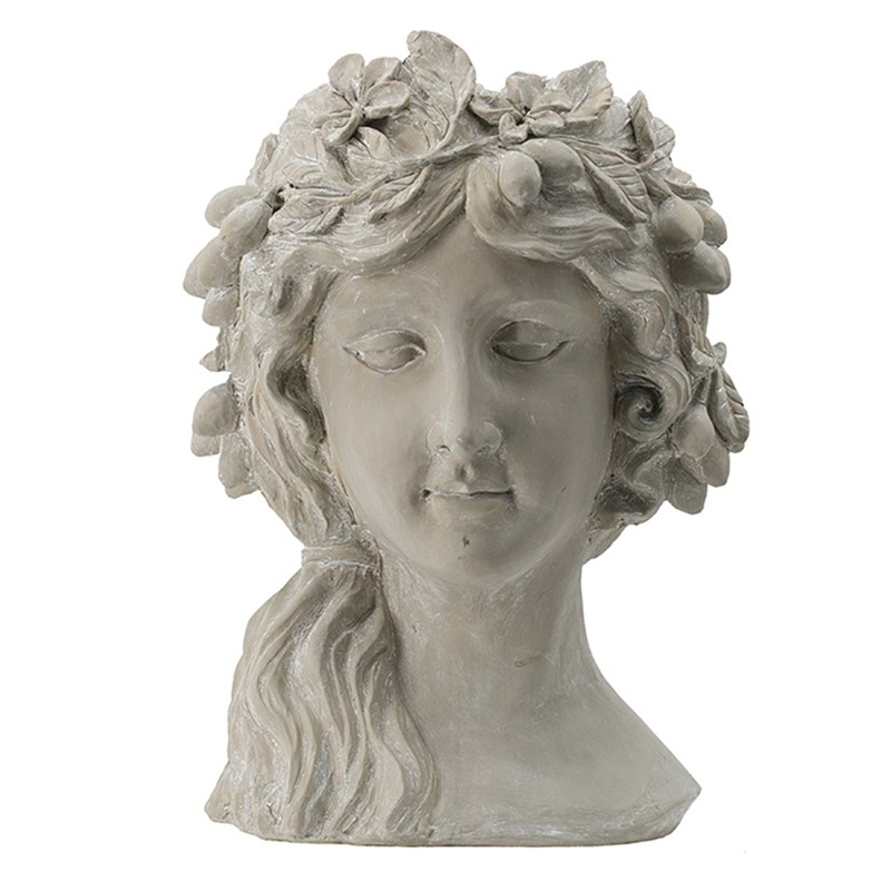 Ваза Antique Busts Garden Goddess Светло-серый Ваза Antique Busts Garden Goddess Светло-серый в Липецке | Loft Concept