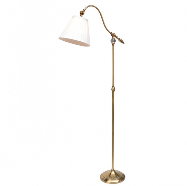 Напольный светильник Classic Ambre Light Floor Латунь Античная полированная Напольный светильник Classic Ambre Light Floor Латунь Античная полированная в Липецке | Loft Concept