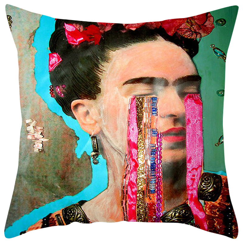 Декоративная подушка Frida Kahlo 15 Мульти Декоративная подушка Frida Kahlo 15 Мульти в Липецке | Loft Concept