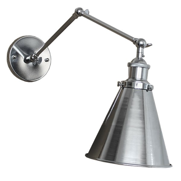 БРА 20TH C LIBRARY SINGLE SCONCE SILVER II Хром БРА 20TH C LIBRARY SINGLE SCONCE SILVER II Хром в Липецке | Loft Concept